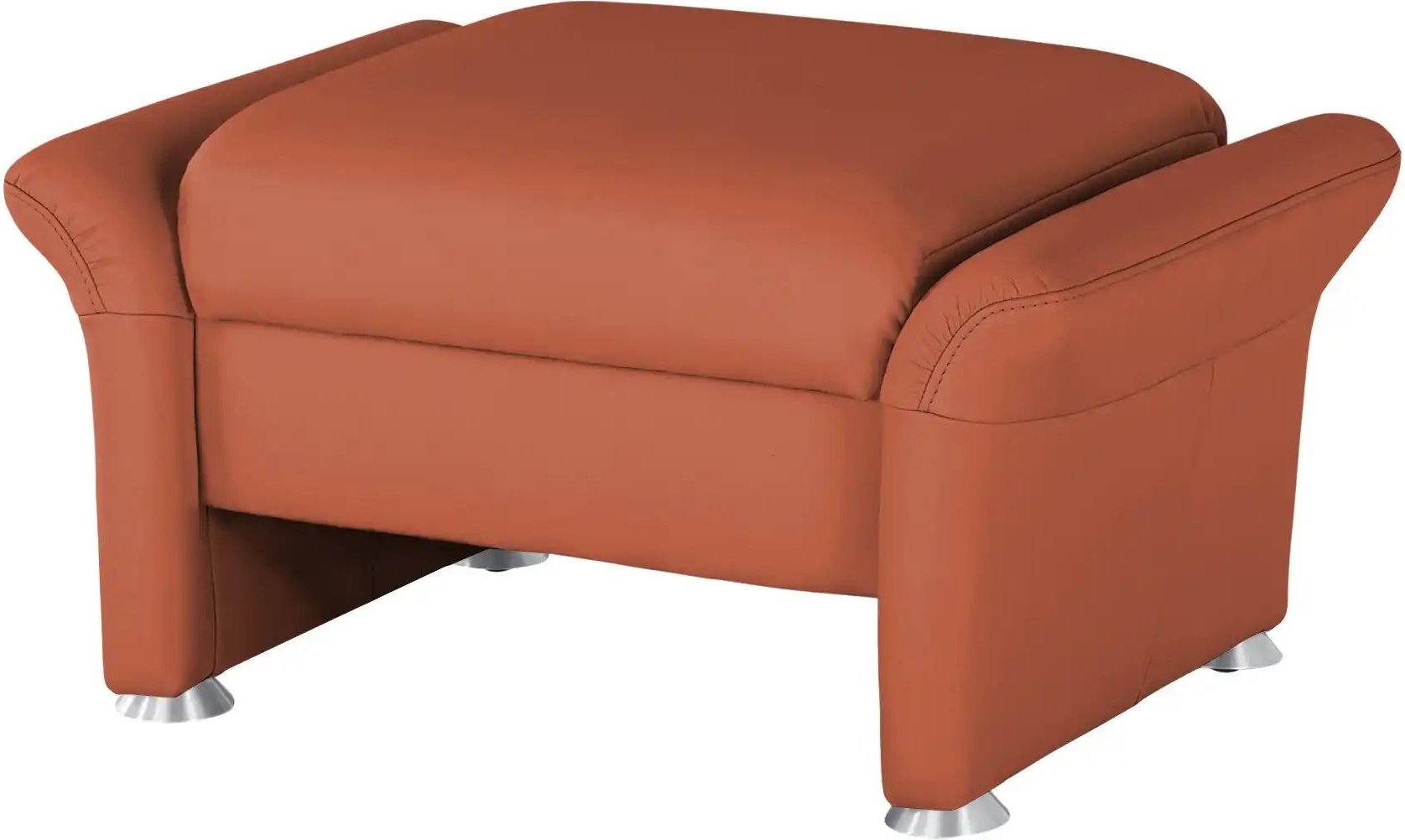 himolla Lederhocker 6001 ¦ orange ¦ Maße (cm): B: 79 H: 43 T: 57.0 Polstermöbel > Hocker - Höffner