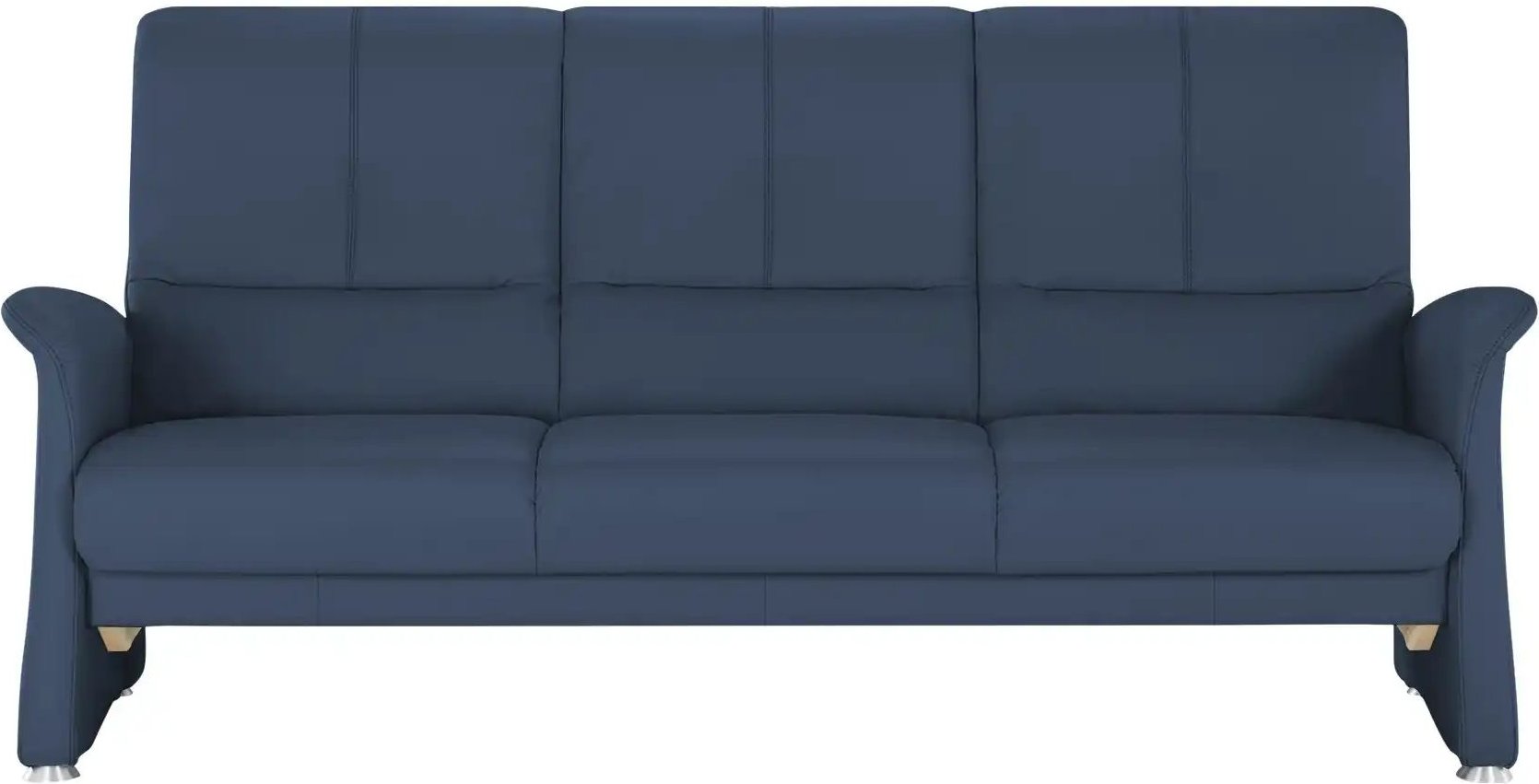 Thumbnail - himolla Vorziehsofa aus Echtleder 6001 ¦ blau ¦ Maße (cm): B: 210 H: 102 T: 86.0 Polstermöbel > Sofas > 3-Sitzer - Höffn...