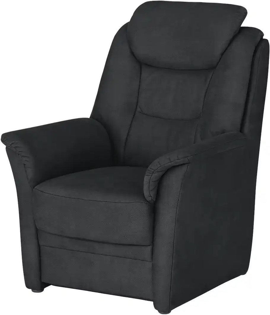 Sessel Neckar ¦ schwarz ¦ Maße (cm): B: 83 H: 107 T: 92.0 Polstermöbel > Sessel > Fernsehsessel - Höffner