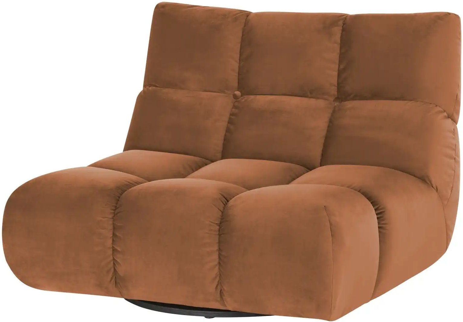 Jette Home Sessel  Gentle ¦ braun ¦ Maße (cm): B: 112 H: 85 T: 108.0 Polstermöbel > Sessel > Drehsessel - Höffner