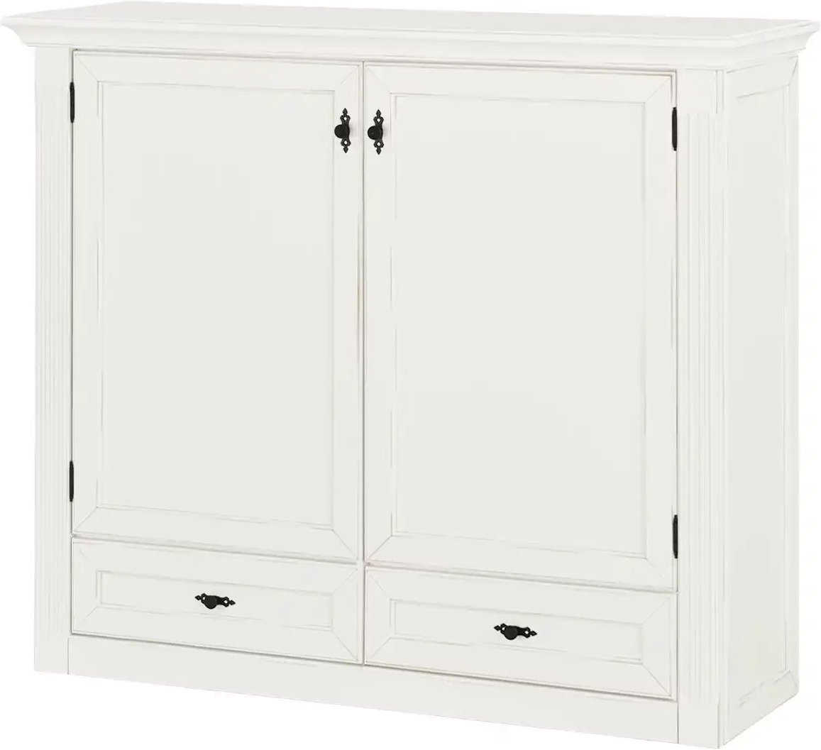 maison bleue TV-Schrank Petit Chalet ¦ weiß ¦ Maße (cm): B: 136 H: 119 T: 44.0 Kommoden & Sideboards > Sideboards - Höf...