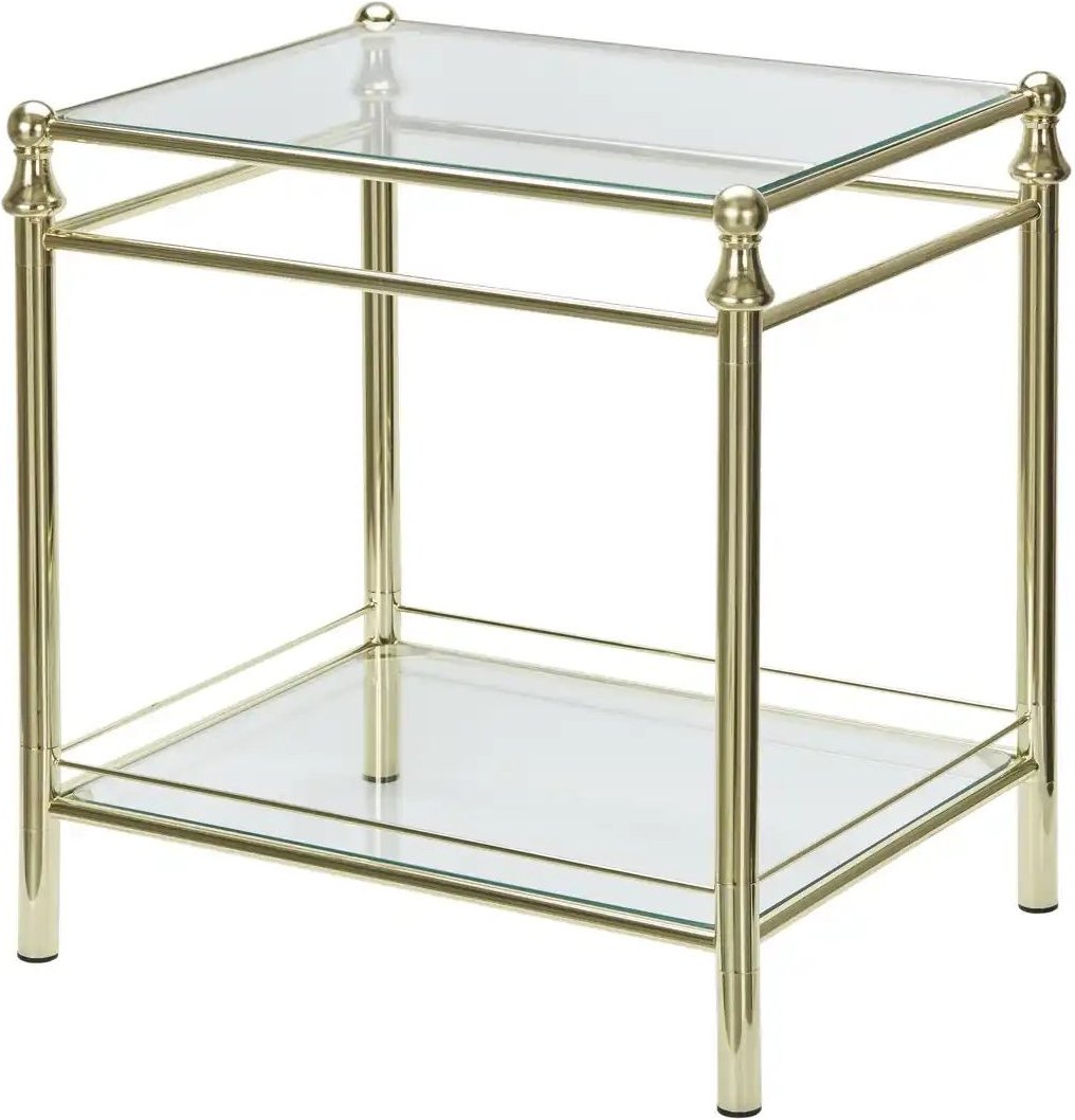 Beistelltisch Halver ¦ gold ¦ Maße (cm): B: 52 H: 53 T: 42.0 Tische > Beistelltische > Beistelltische ohne Rollen - Höf...