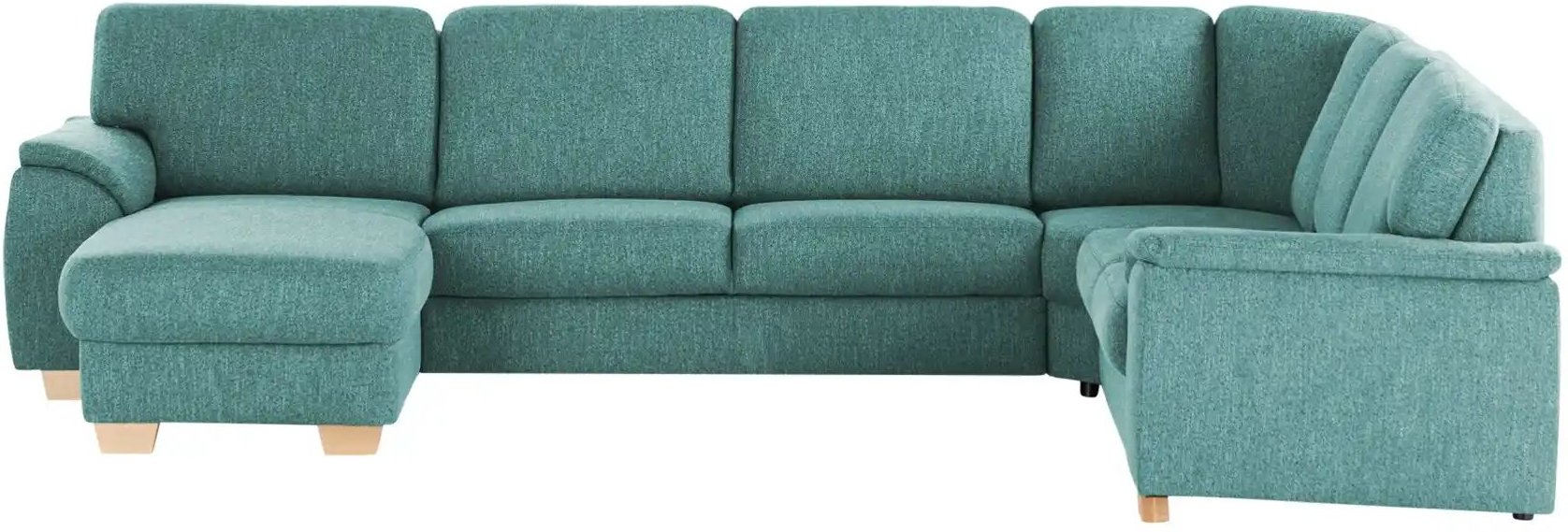 Thumbnail - smart Wohnlandschaft Valencia ¦ türkis/petrol ¦ Maße (cm): B: 341 Polstermöbel > Sofas > Wohnlandschaften - Höffner