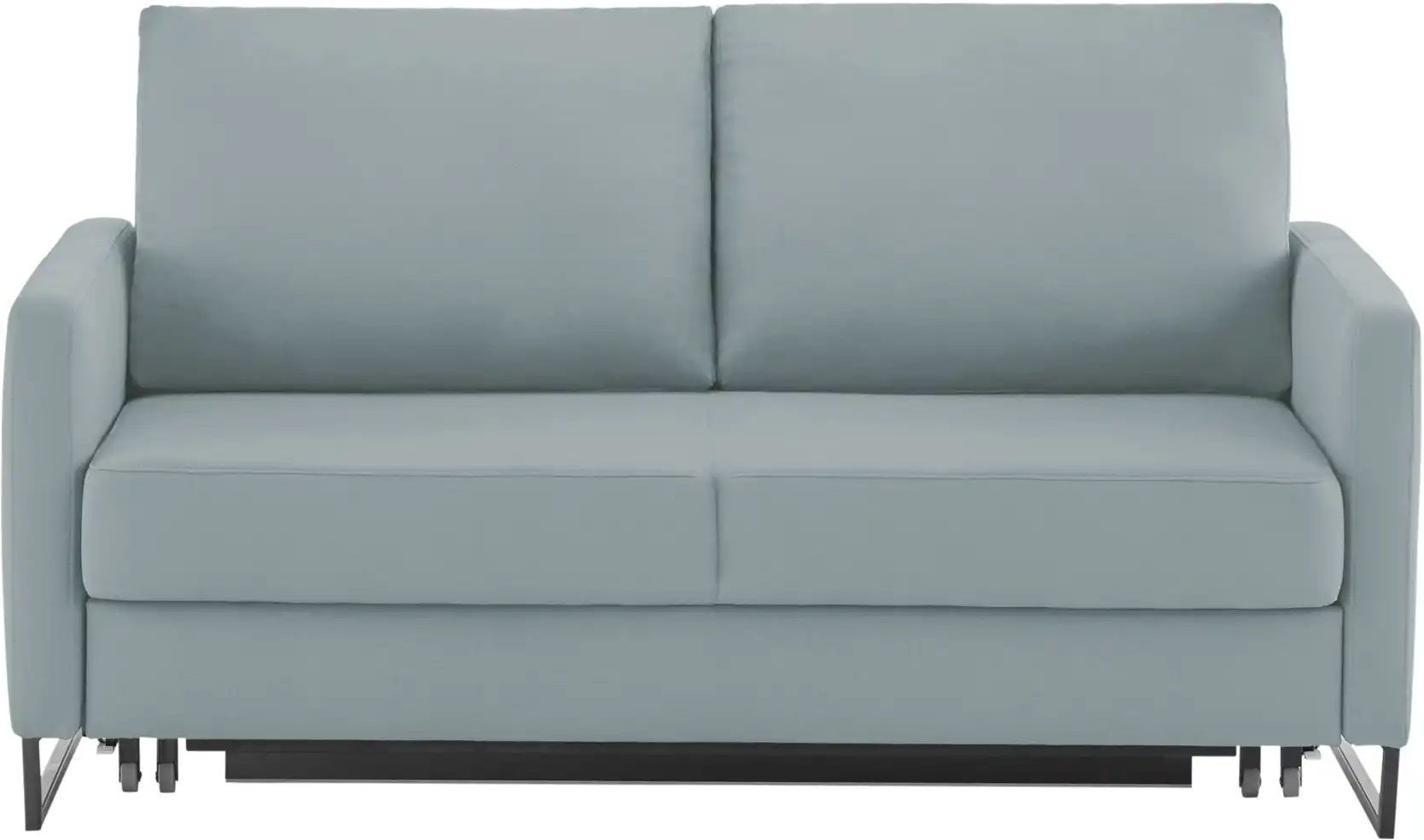Thumbnail - Schlafsofa aus Flachgewebe Fürth ¦ blau ¦ Maße (cm): B: 160 H: 90 T: 95.0 Polstermöbel > Sofas > 2-Sitzer - Höffner