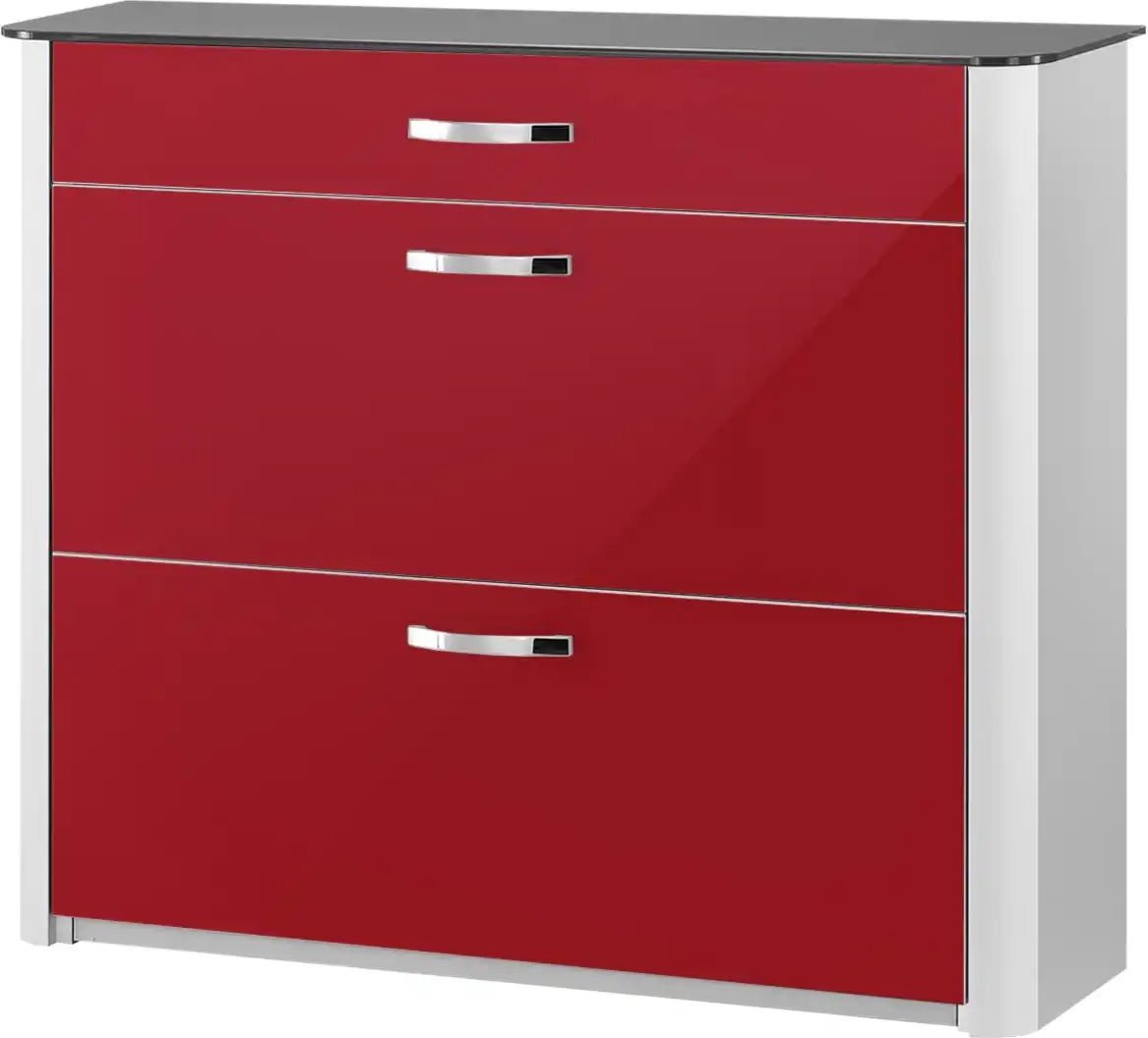 Schuhkipper Juno ¦ rot ¦ Maße (cm): B: 117 H: 97 T: 35.0 Garderoben & Kleiderstangen > Garderoben Schuhschränke - Höffn...