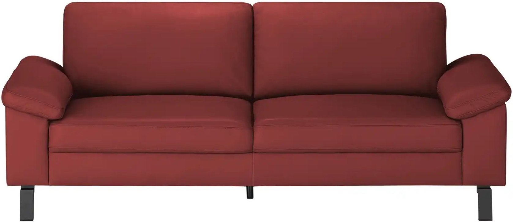 Thumbnail - Max Schelling Ledersofa aus Echtleder Maximum ¦ rot ¦ Maße (cm): B: 224 H: 86 T: 97.0 Polstermöbel > Sofas > 3-Sitzer - ...