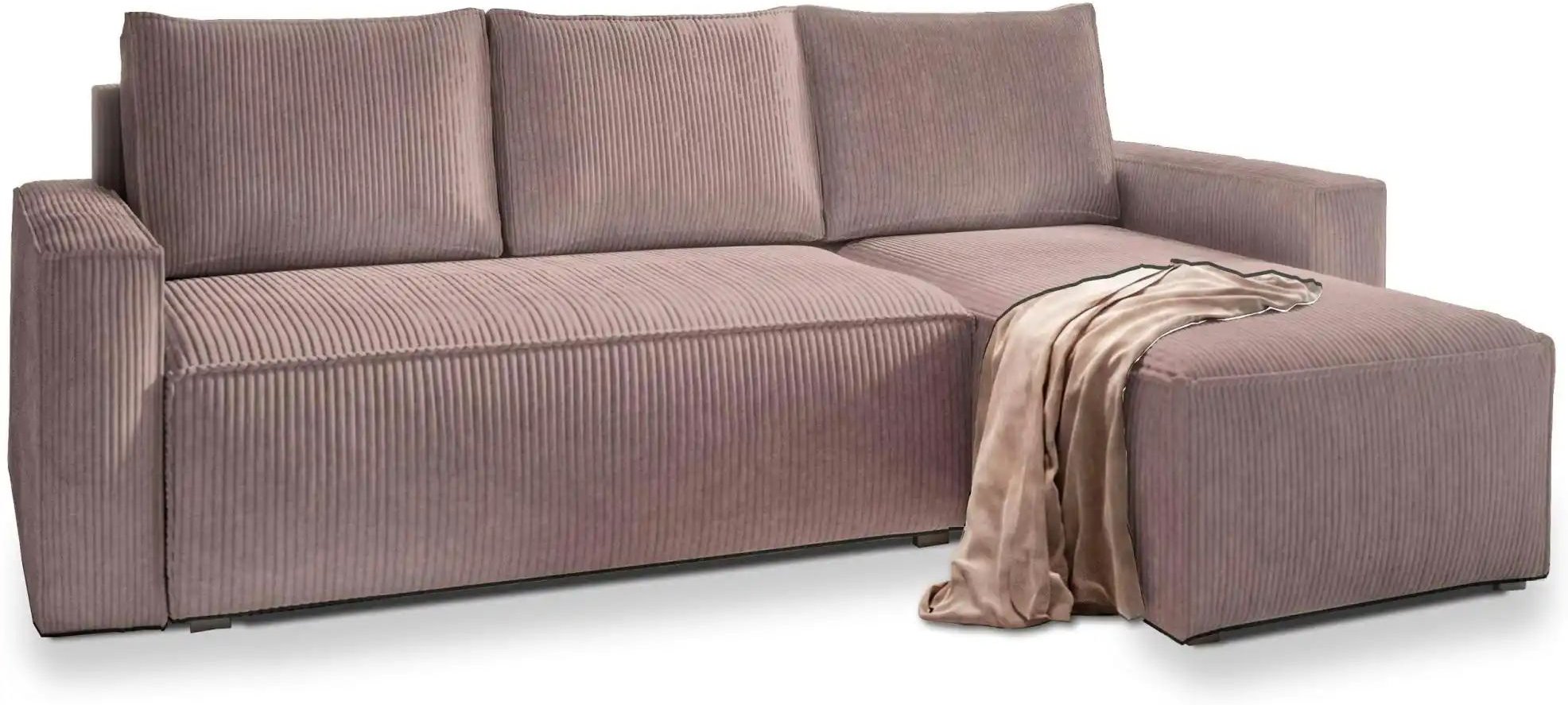 MASSENO Ecksofa mit Schlaffunktion Potaro ¦ lila/violett ¦ Maße (cm): B: 230 H: 85 Polstermöbel > Sofas > Ecksofas - Höf...