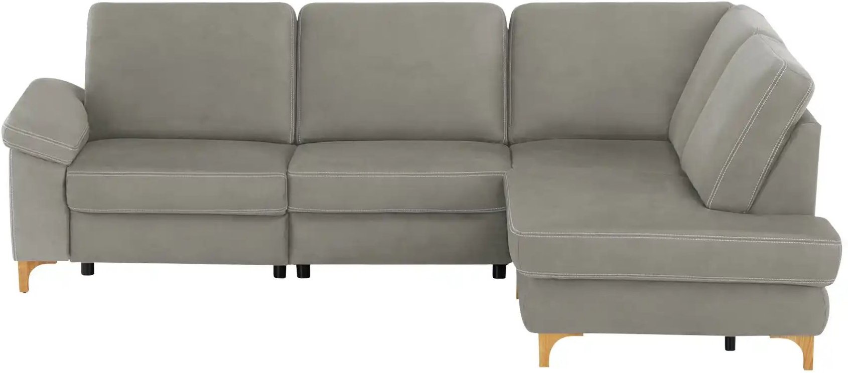 Max Schelling Ecksofa Maximum Plus ¦ grau ¦ Maße (cm): B: 257 H: 89 T: 200.0 Polstermöbel > Sofas > Ecksofas - Höffner
