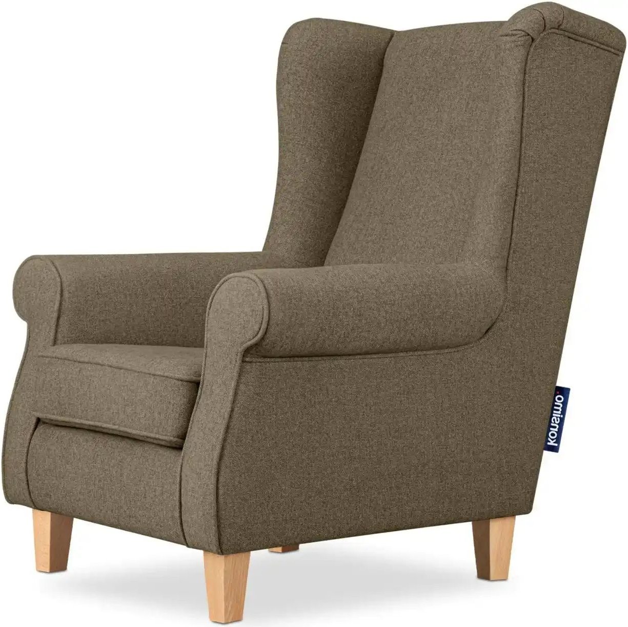 KONSIMO Ohrensessel Miles ¦ braun ¦ Maße (cm): B: 82 H: 105 Polstermöbel > Sessel > Ohrensessel - Höffner