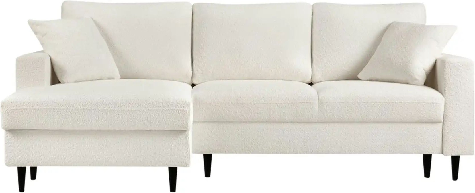 Ecksofa mit Schlaffunktion Wave ¦ creme ¦ Maße (cm): B: 230 H: 92 T: 154.0 Polstermöbel > Sofas > 3-Sitzer - Höffner