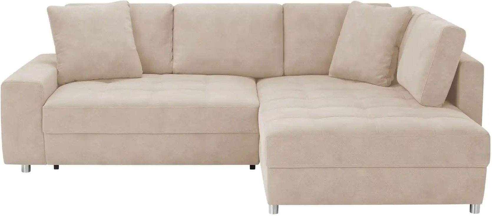 bobb Ecksofa mit pflegeleichtem Bezugsstoff Arissa de Luxe ¦ beige ¦ Maße (cm): B: 265 H: 84 T: 215.0 Polstermöbel > Sof...