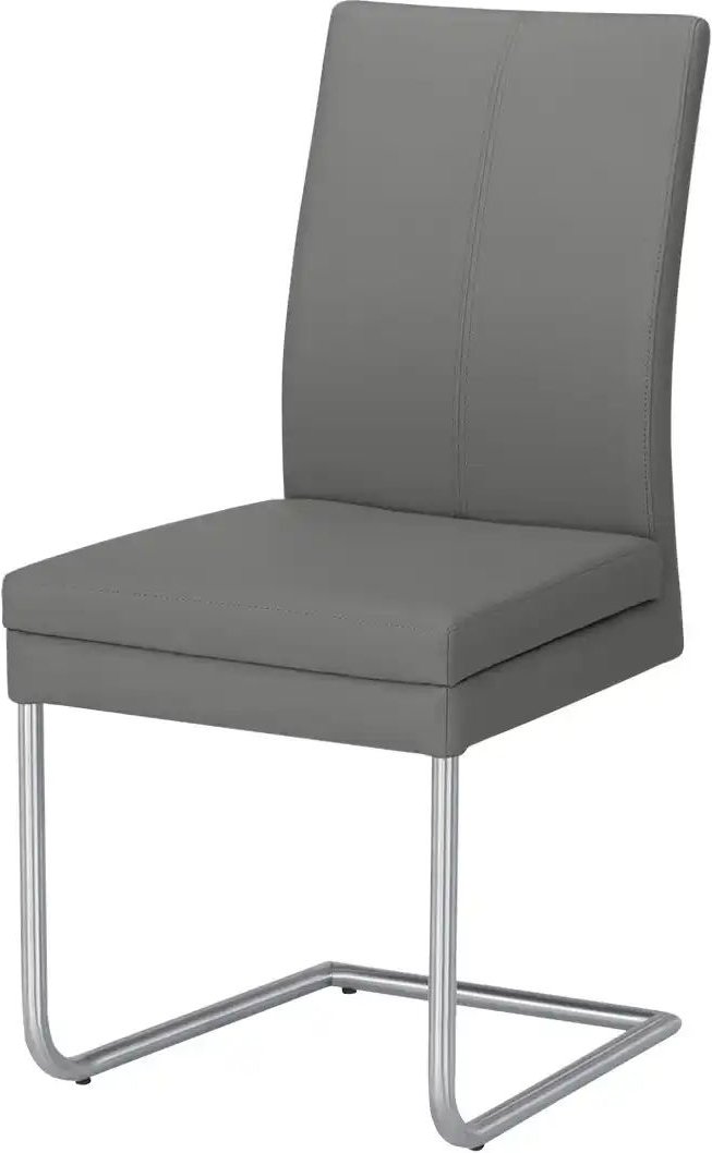 Woodford Kunstleder-Freischwinger mit Griff Levi ¦ grau ¦ Maße (cm): B: 43 H: 94 T: 56.0 Stühle > Schwingstühle - Höffne...