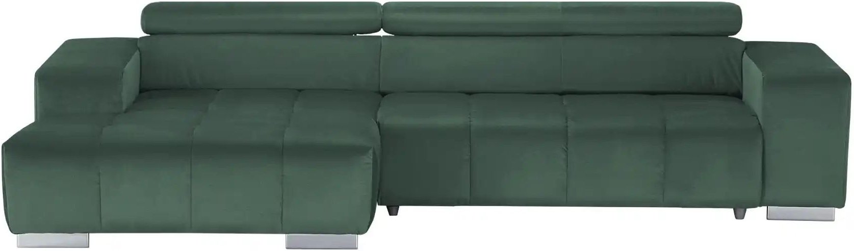 Thumbnail - uno Ecksofa mit Kopfteilverstellung Origo ¦ grün ¦ Maße (cm): B: 307 H: 73 T: 186.0 Polstermöbel > Sofas > Ecksofas - Hö...
