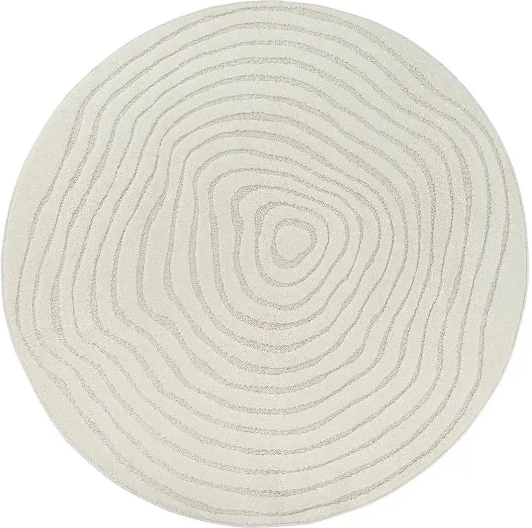 Thumbnail - Webteppich Elio ¦ creme ¦ Synthetische Fasern Ø: 120 Teppiche > Wohnteppiche - Höffner