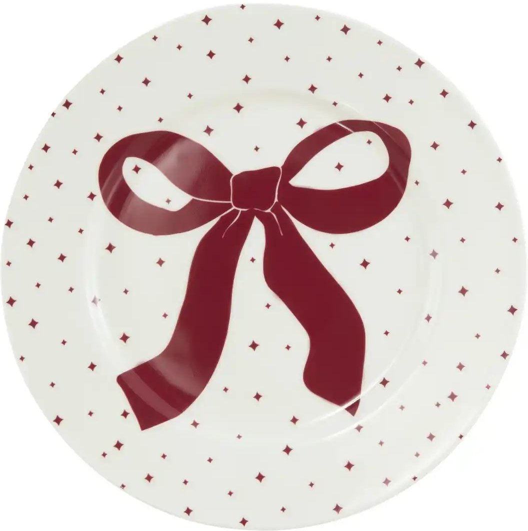 Teller Schleife ¦ rosa/pink ¦ Porzellan ¦ Maße (cm): H: 1,7 Ø: 21 Geschirr > Einzelgeschirrteile - Höffner