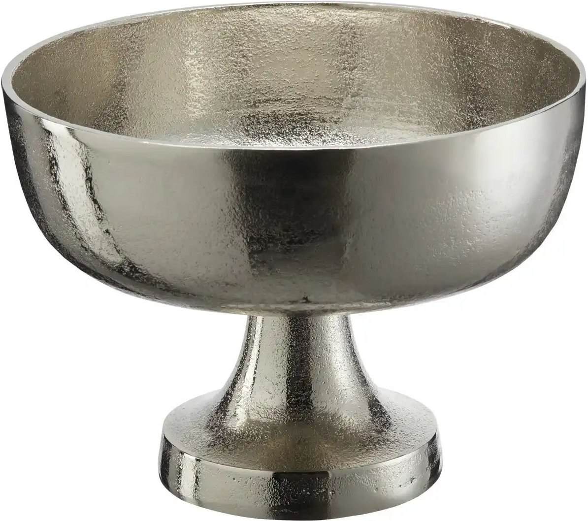 HOME STORY Deko Schale ¦ silber ¦ Aluminium ¦ Maße (cm): H: 16 Ø: 24 Accessoires > Deko-Schalen - Höffner