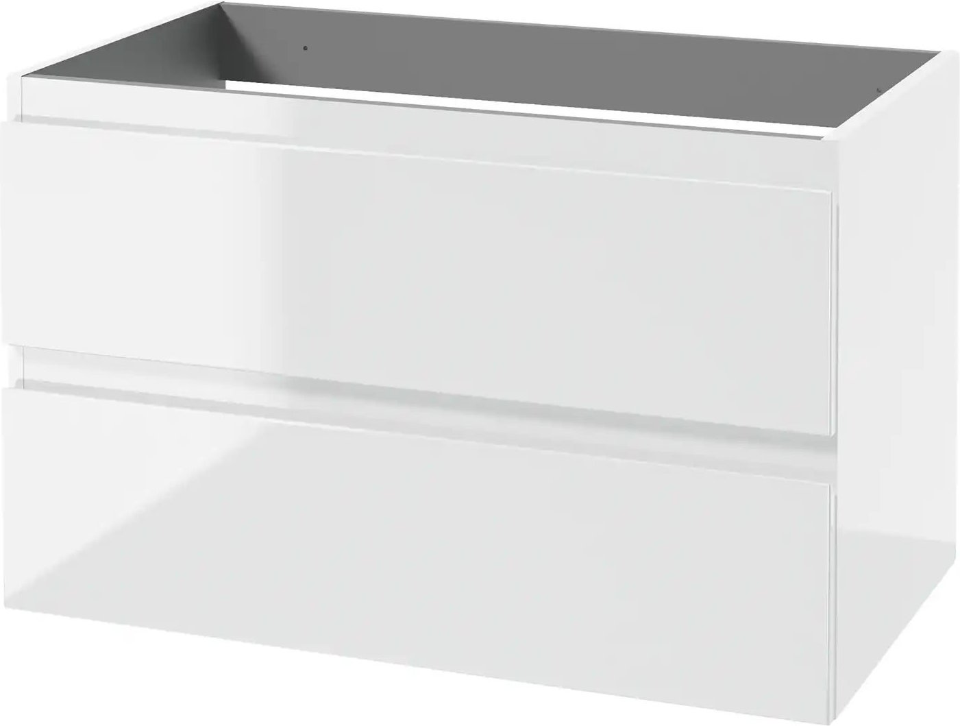 Waschtischunterschrank Conventer See ¦ weiß ¦ Maße (cm): B: 80 H: 50 T: 45.0 Schränke > Badschränke > Waschbecken-unter...