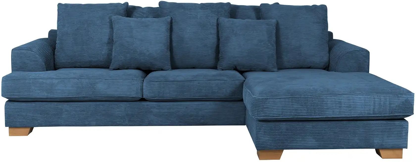 SOHO Ecksofa Franka ¦ türkis/petrol ¦ Maße (cm): B: 268 H: 87 T: 161.0 Polstermöbel > Sofas > 3-Sitzer - Höffner