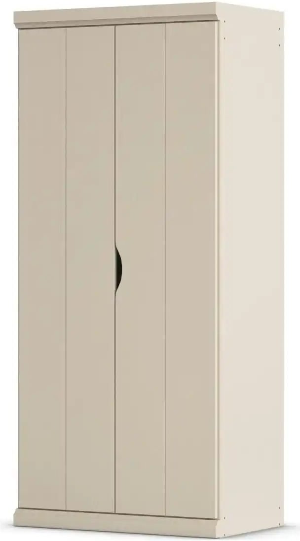 Kleiderschrank Frieda ¦ creme ¦ Maße (cm): B: 91 H: 203 Schränke > Kleiderschränke > Drehtürenschränke - Höffner