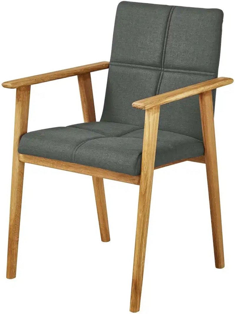 Woodford Esszimmerstuhl mit Steppung Anni ¦ grau ¦ Maße (cm): B: 56 H: 86 T: 55.0 Stühle > Esszimmerstühle > Esszimmerst...