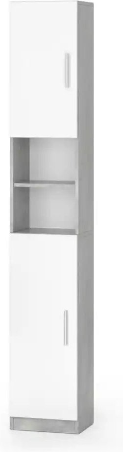 Hochschrank ¦ grau ¦ Maße (cm): B: 32 H: 190 Schränke > Badschränke > Bad-Hochschränke - Höffner