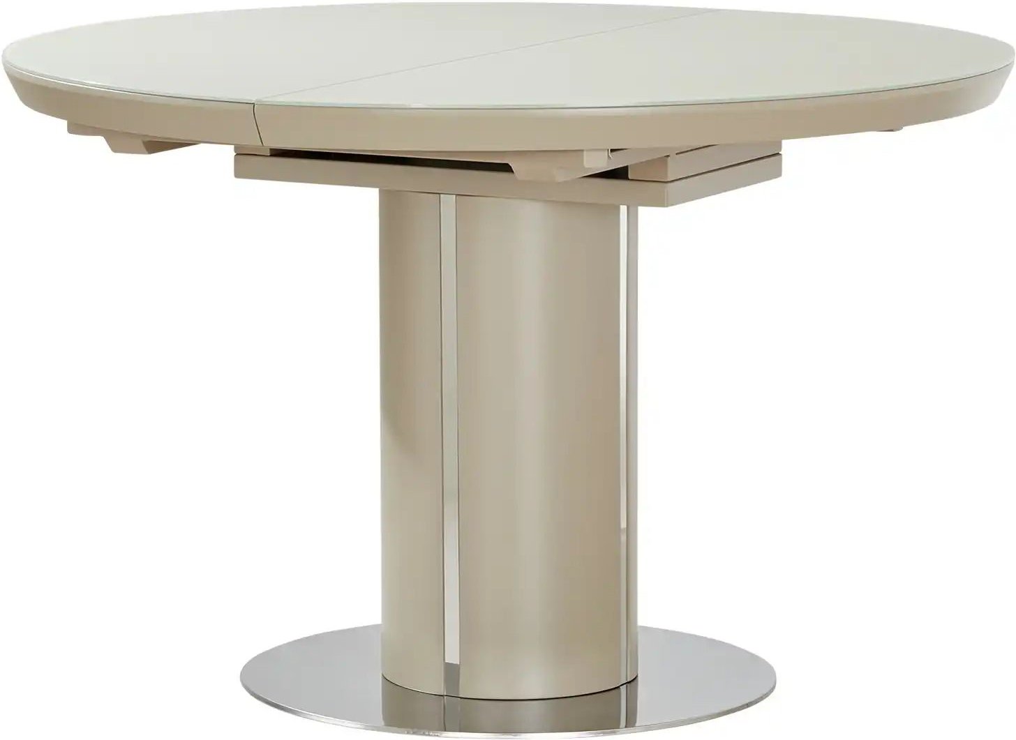uno Säulentisch ausziehbar Dante ¦ creme ¦ Maße (cm): H: 76,5  Ø: 120 Tische > Esstische > Esstische rund - Höffner