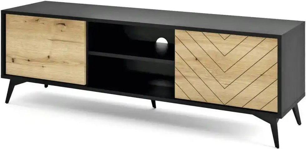 Lowboard  Diamond ¦ schwarz ¦ Maße (cm): B: 154 H: 50 Kommoden & Sideboards > Lowboards - Höffner
