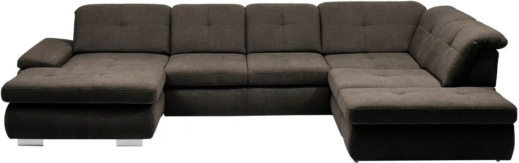 Lounge Collection Wohnlandschaft Flachgewebe Affair ¦ braun ¦ Maße (cm): B: 371 H: 100 T: 260.0 Polstermöbel > Sofas > ...