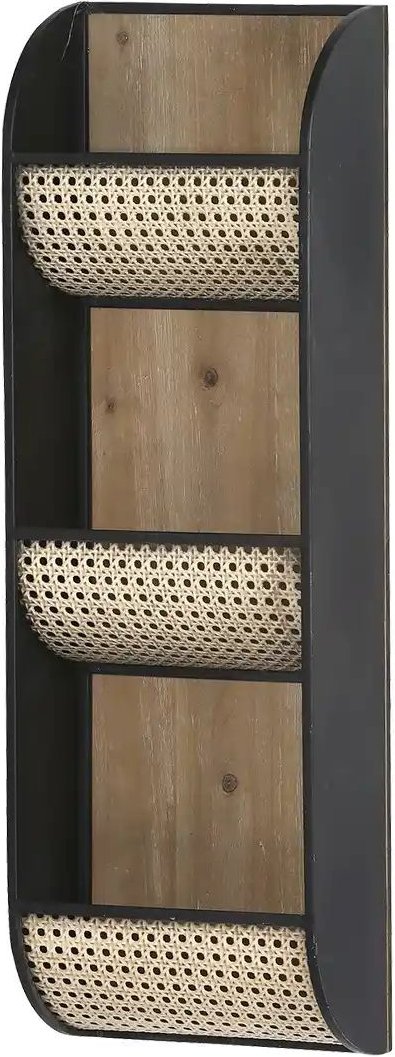 Wandregal Pine ¦ schwarz ¦ Maße (cm): B: 31 H: 92 T: 14.0 Regale > Wandregale - Höffner