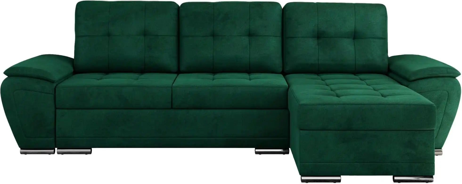 Ecksofa mit Schlaffunktion Umbria ¦ grün ¦ Maße (cm): B: 271 H: 85 Polstermöbel > Sofas > Ecksofas - Höffner