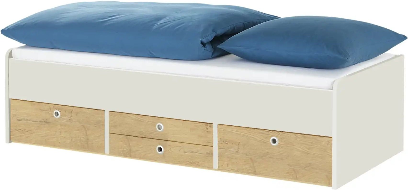 Schubkastenbett Grow Up ¦ grau ¦ Maße (cm): B: 97 H: 54,5 Betten > Bettgestelle - Höffner