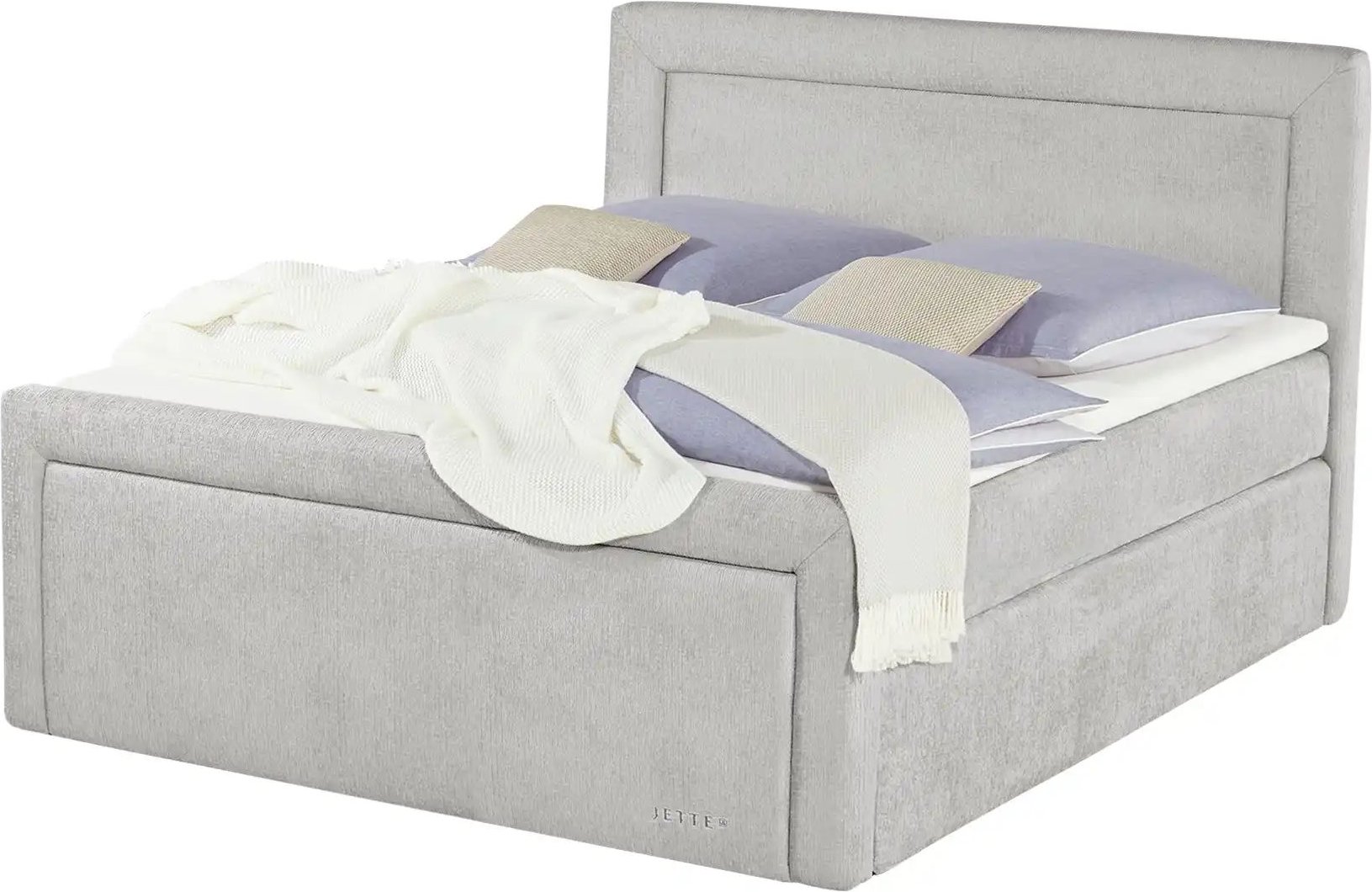 Thumbnail - Jette Home Boxspringbett Jette Frame ¦ grau ¦ Maße (cm): B: 184 H: 129 Betten > Boxspringbetten - Höffner
