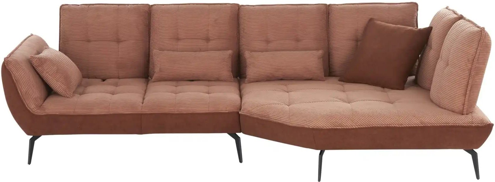 vito Ecksofa Ticona ¦ braun ¦ Maße (cm): B: 336 H: 93 T: 185.0 Polstermöbel > Sofas > Ecksofas - Höffner