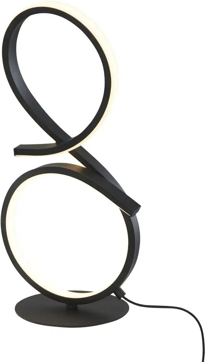 LED-Tischleuchte Serpins ¦ schwarz ¦ Maße (cm): B: 20,5 H: 40,5 T: 15.0 Lampen & Leuchten > Tischlampen - Höffner