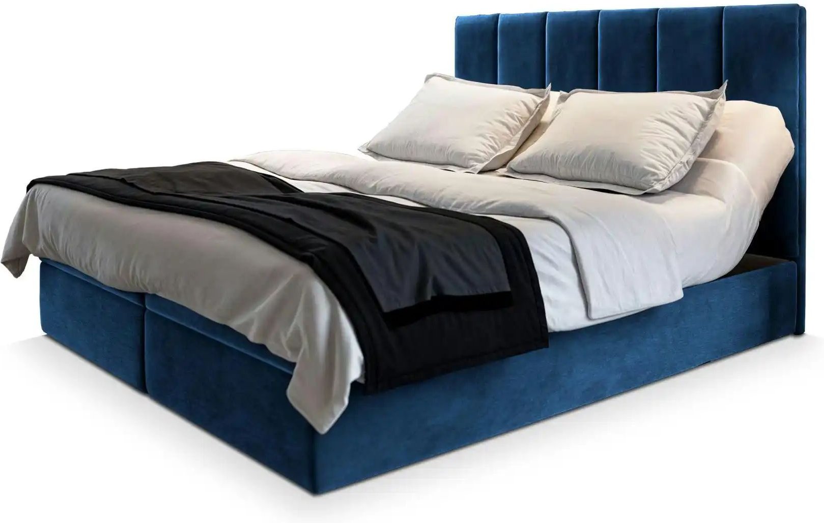 MASSENO Boxbett mit Bettkasten Barino ¦ blau ¦ Maße (cm): B: 160 H: 98 Betten > Polsterbetten - Höffner