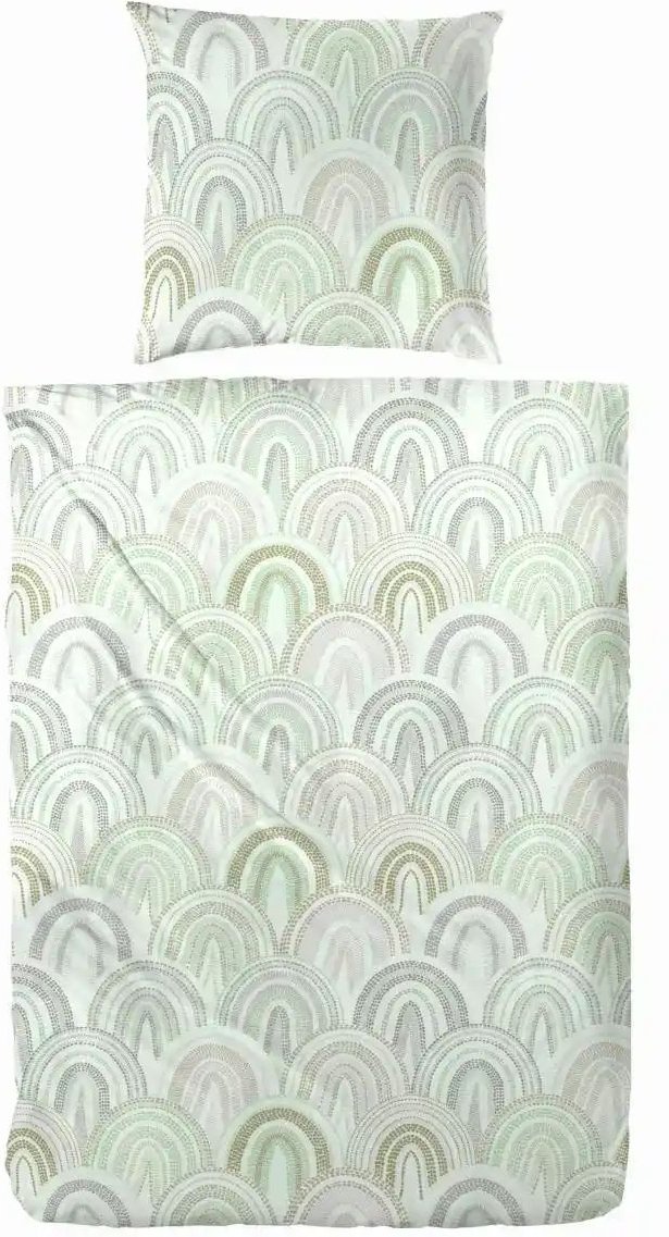 Bettwäsche-Set ¦ grün ¦ Maße (cm): B: 155 H: 1 Bettwaren > Bettwäsche > Bettwäsche ganzjährig - Höffner