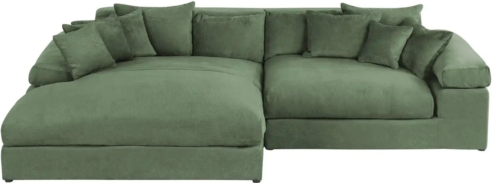 smart Ecksofa Lianea ¦ grün ¦ Maße (cm): B: 291 H: 86 T: 208.0 Polstermöbel > Sofas > 3-Sitzer - Höffner