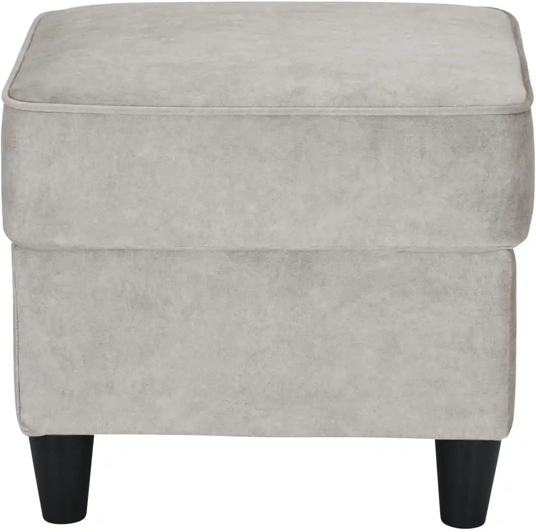 Hocker Kivana ¦ grau ¦ Maße (cm): B: 52 H: 45 T: 52.0 Polstermöbel > Hocker - Höffner