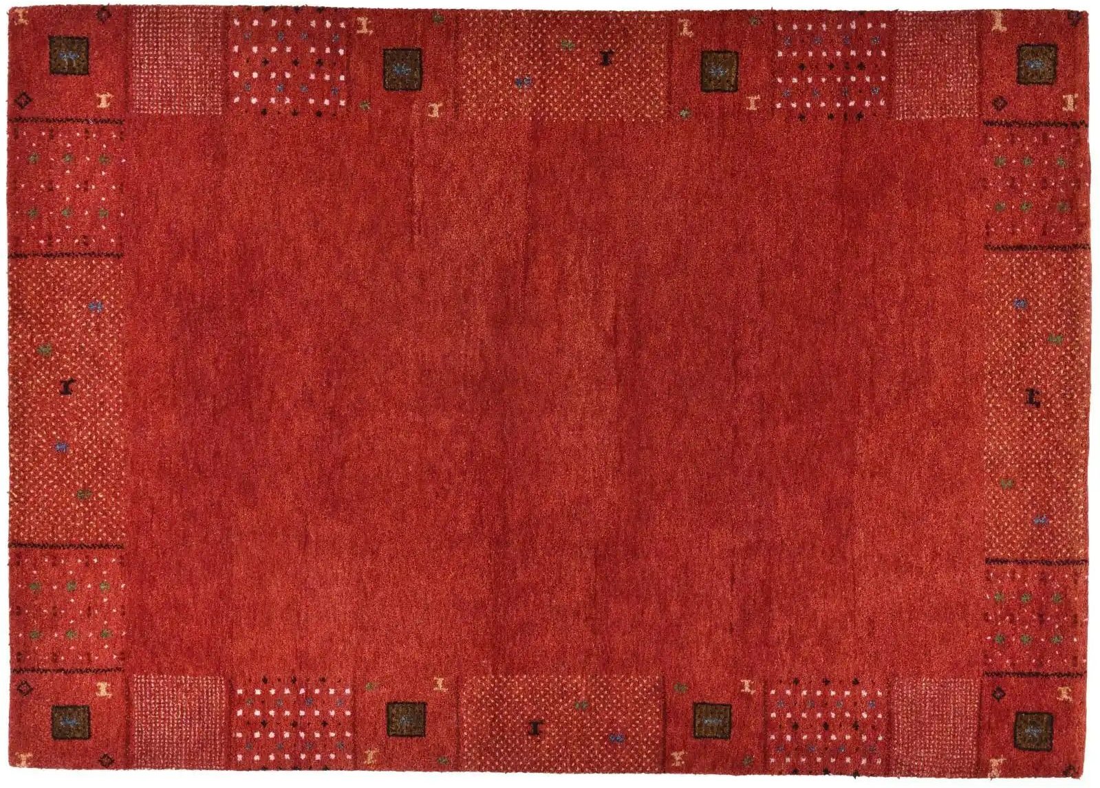 THEKO Wollteppich Denver ¦ rot ¦ Wolle ¦ Maße (cm): B: 70 H: 2 Teppiche > Naturteppiche - Höffner