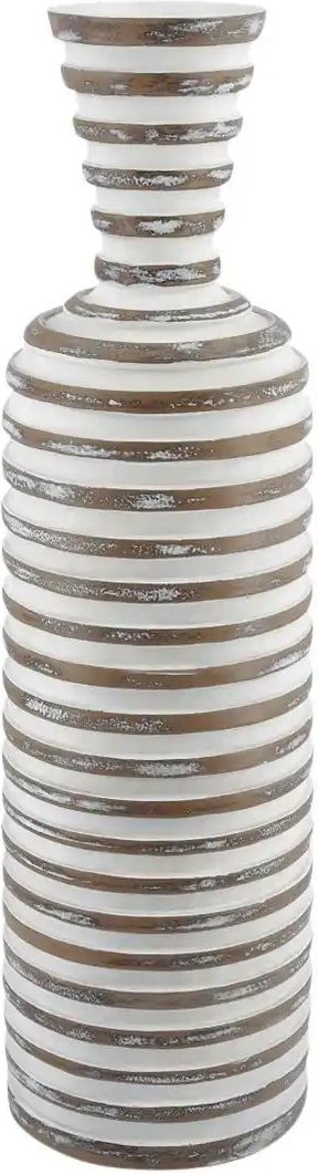 Deko Vase ¦ weiß ¦ Polyresin (Kunstharz) ¦ Maße (cm): H: 51 Ø: 14.5 Accessoires > Vasen - Höffner