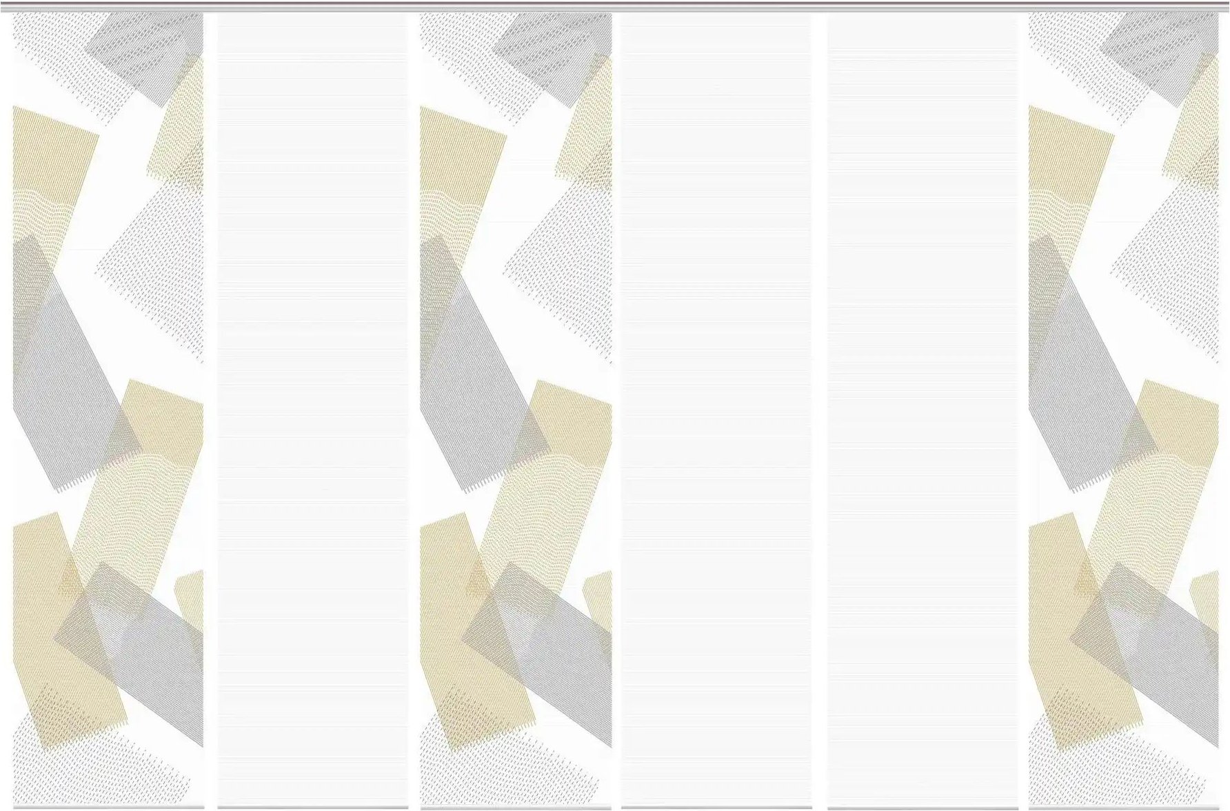 VISION S Schiebevorhang ¦ gold ¦ Synthetik ¦ Maße (cm): B: 60 H: 260 Gardinen & Rollos > Gardinen & Vorhänge > Schiebe...