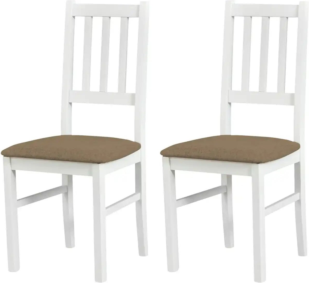 Esszimmerstuhl 2er-Set ¦ weiß ¦ Maße (cm): B: 43 H: 94 Stühle > Küchenstühle > Polster Küchenstühle - Höffner