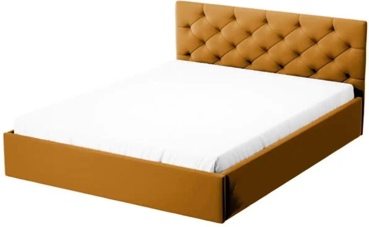 Polsterbett mit Bettkasten Sara ¦ gelb ¦ Maße (cm): B: 149 H: 85 Betten > Polsterbetten - Höffner