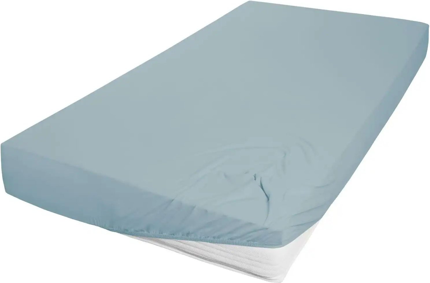 Jersey Spannbettlaken ¦ grün ¦ Maße (cm): B: 120 H: 22 Bettwaren > Bettlaken - Höffner