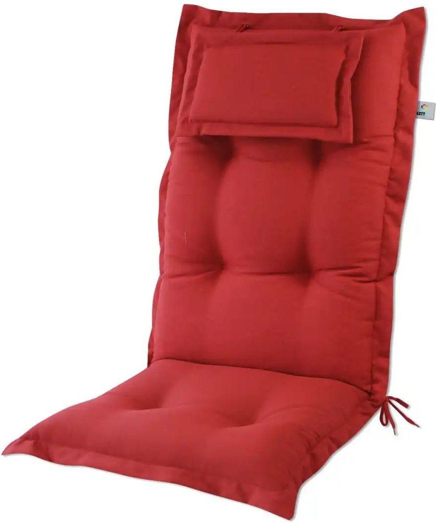 KETTtex Auflage Rom ¦ rot ¦ Maße (cm): B: 50 H: 9 Garten > Auflagen & Kissen > Hochlehner-Auflagen - Höffner