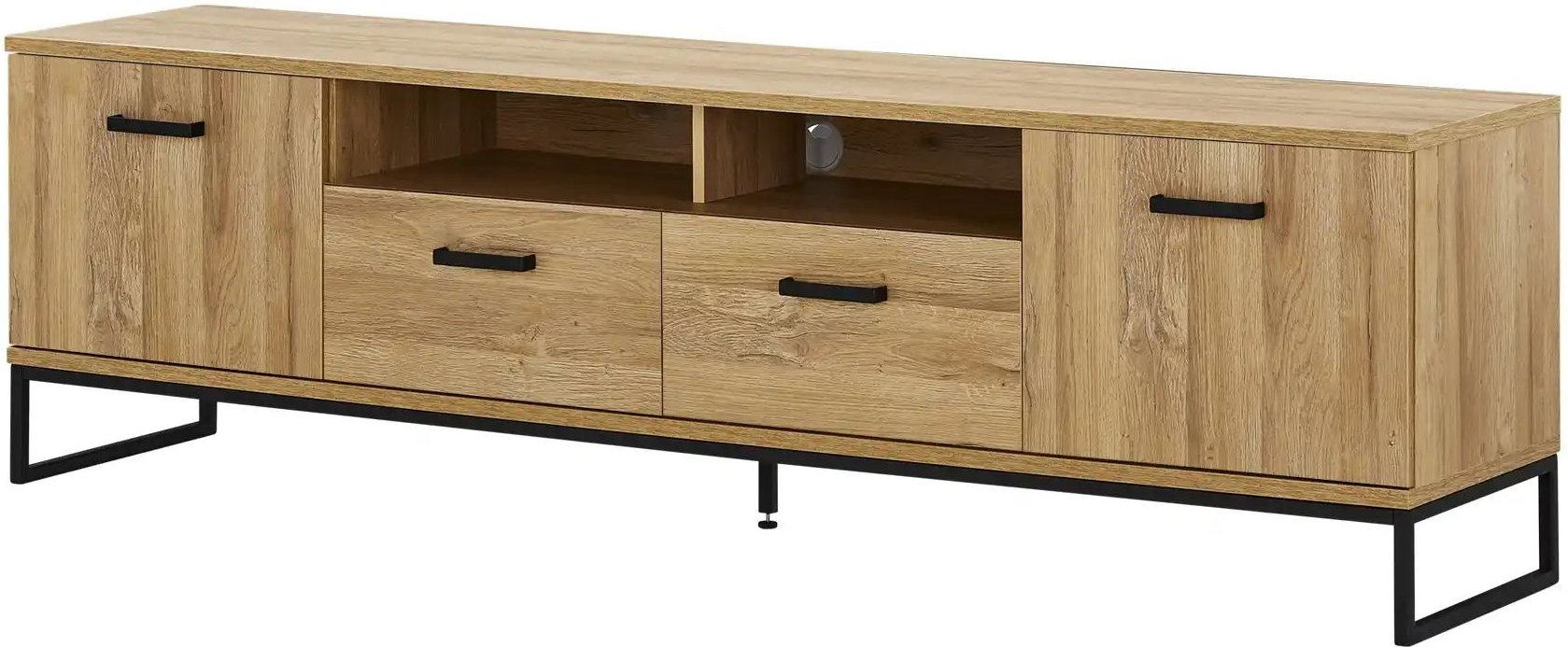 TV Board Medebach ¦ holzfarben ¦ Maße (cm): B: 201 H: 60 T: 44.0 Kommoden & Sideboards > TV Lowboards - Höffner