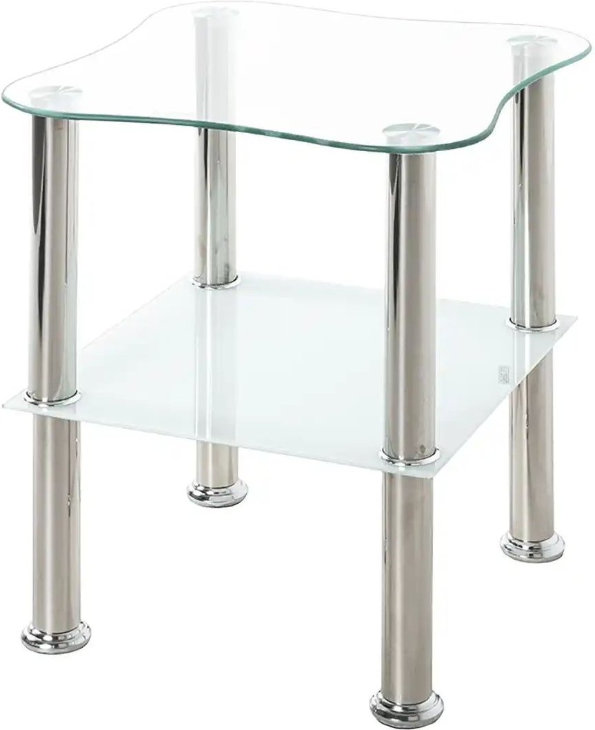 Beistelltisch Hanau ¦ transparent/klar ¦ Maße (cm): B: 40 H: 47 T: 40.0 Tische > Beistelltische > Beistelltische ohne R...