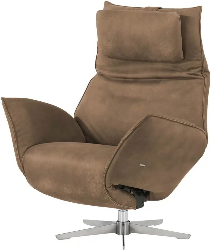 KOINOR Ledersessel mit elektrischer Relaxfunktion Safira ¦ braun ¦ Maße (cm): B: 92 H: 113 T: 91.0 Polstermöbel > Sessel...