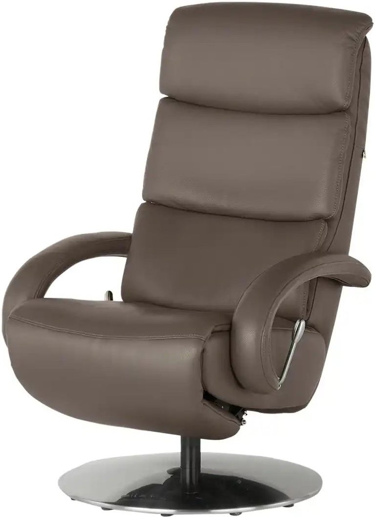 Hukla Ledersessel Florian ¦ braun ¦ Maße (cm): B: 73 H: 115 T: 91.0 Polstermöbel > Sessel > Relaxsessel - Höffner