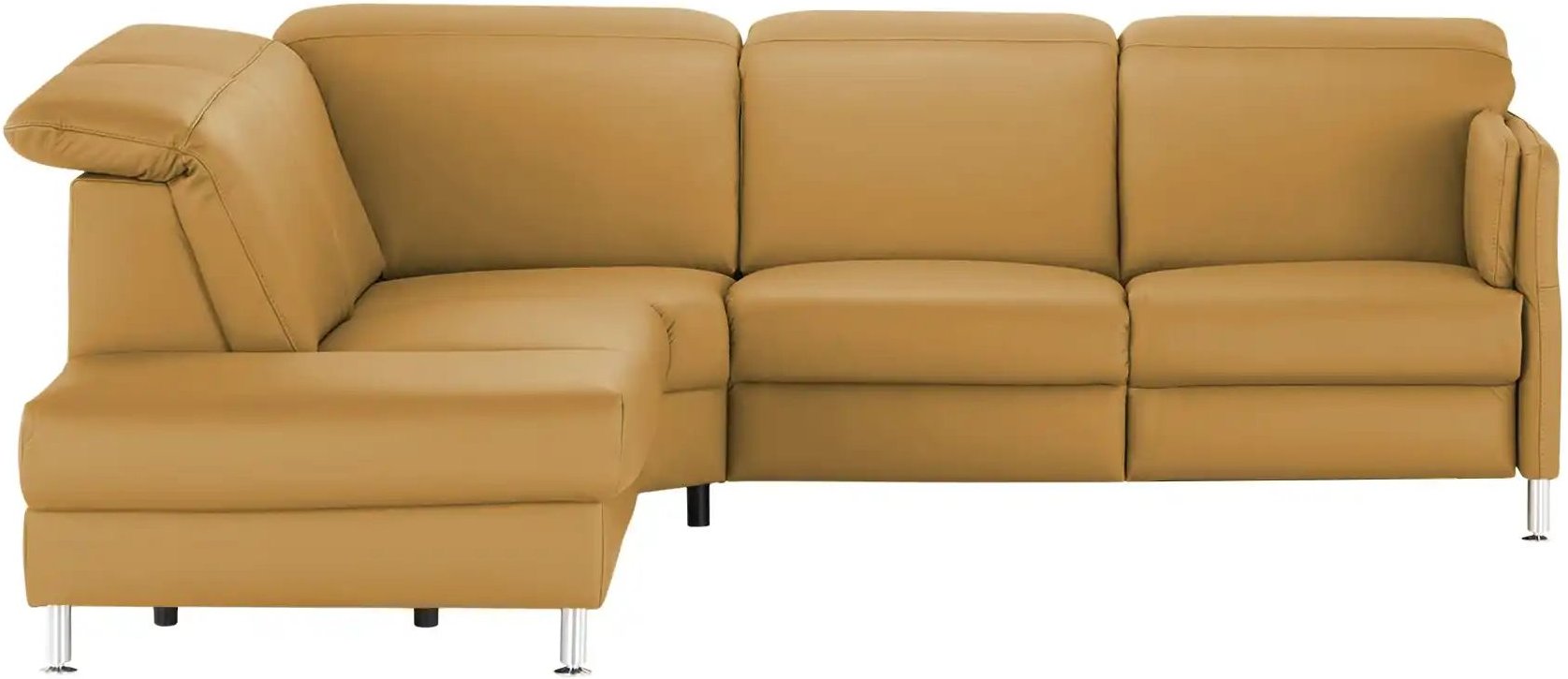 meinSofa Leder-Ecksofa Leon ¦ gelb ¦ Maße (cm): B: 259 H: 83 T: 236.0 Polstermöbel > Sofas > 3-Sitzer - Höffner